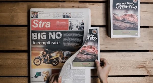Inserting Flyers inside Newspapers